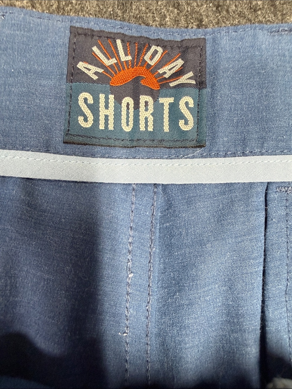 Faherty Sky Blue Flat-Front Men's Shorts - Picture 4 of 4